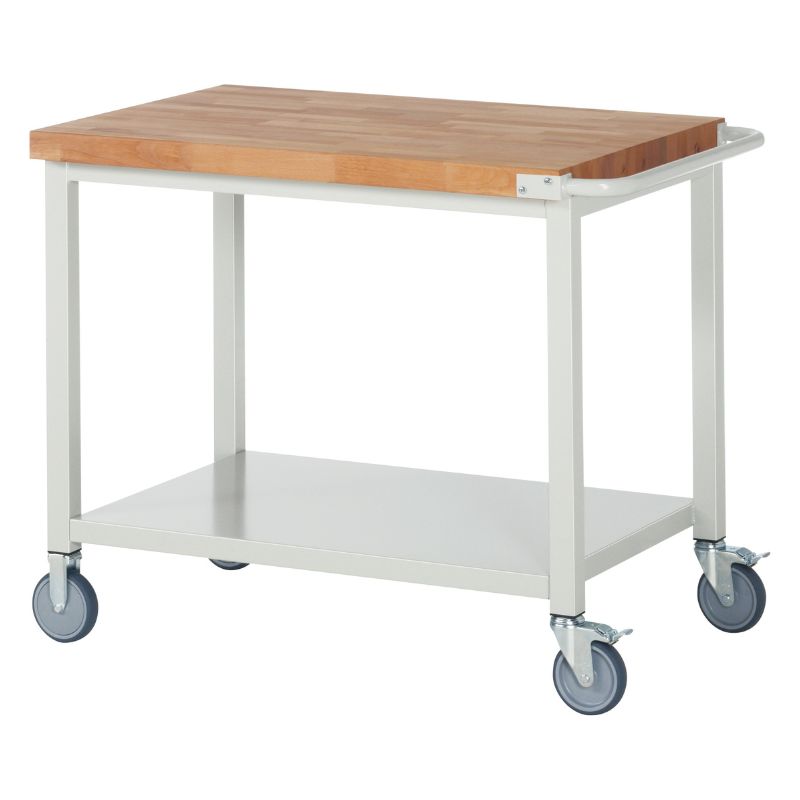 Arbetsbänk på hjul