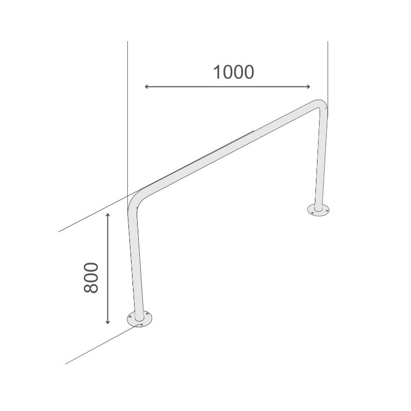 Cykelställ Ekonomi R10 för 2 cyklar - Bild 6